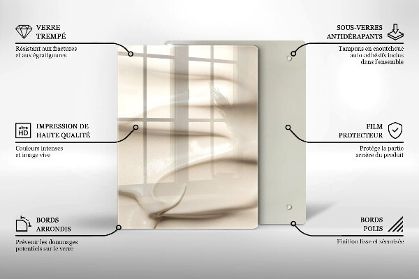 Kryt na varnou desku Smetanová zmrzlina