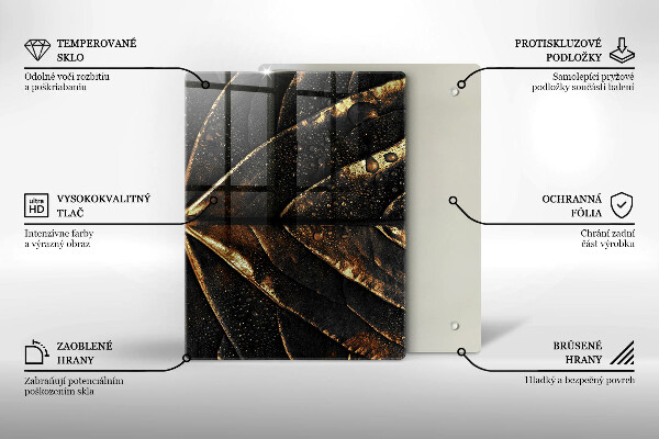 Kryt na varnou desku Zlatý list