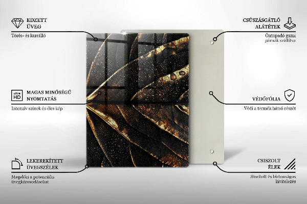 Kryt na varnou desku Zlatý list