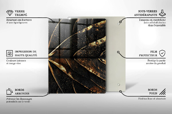 Kryt na varnou desku Zlatý list