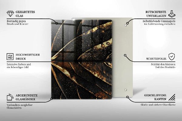 Kryt na varnou desku Zlatý list