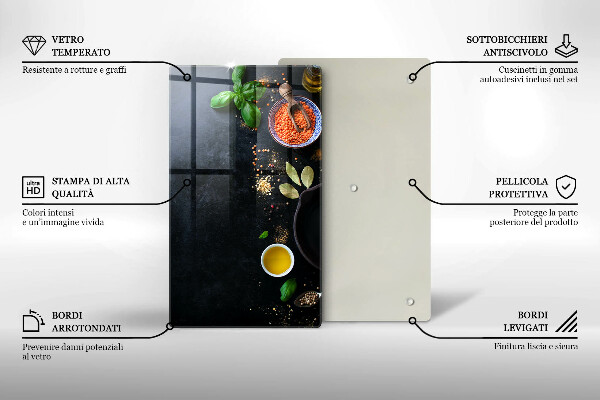 Kryt na varnou desku Misky koření