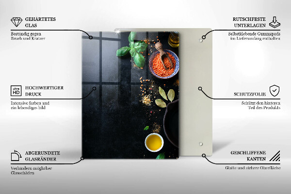 Kryt na varnou desku Misky koření