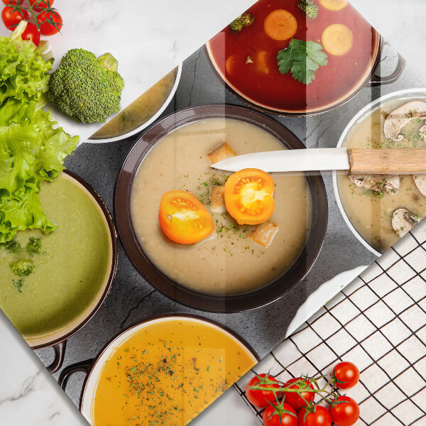 Kryt na varnou desku Barevné polévky