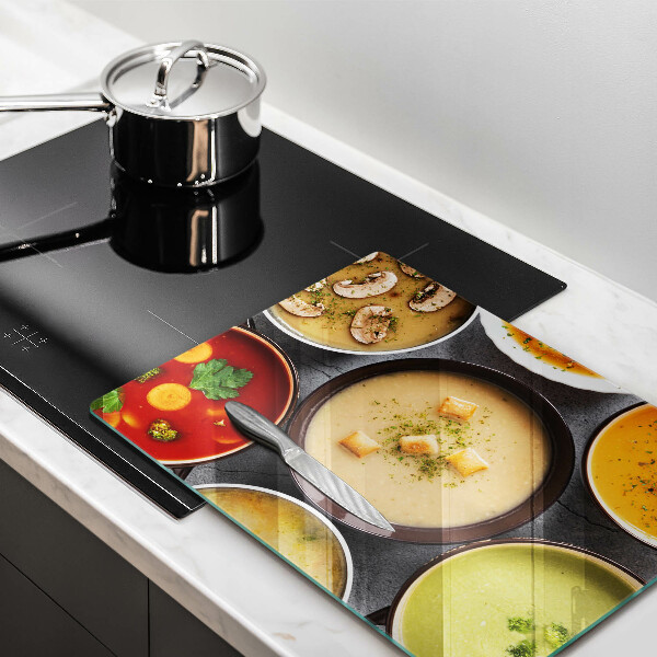 Kryt na varnou desku Barevné polévky