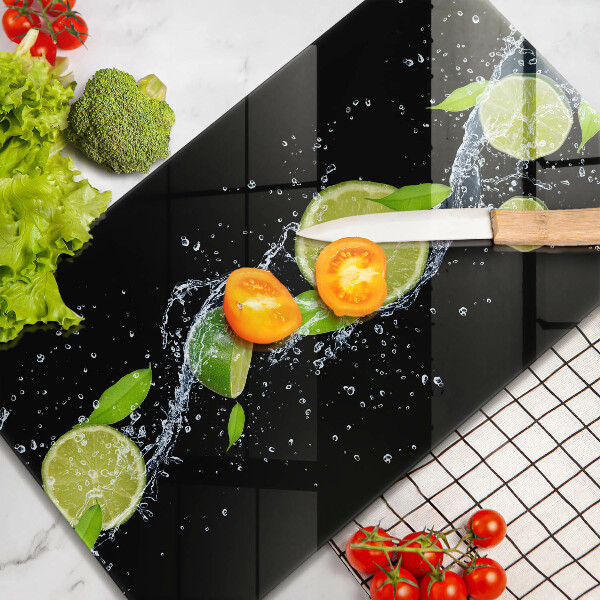 Sklo za sporák Šťavnaté limetky ve vodě