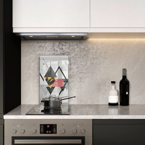 Kryt na varnou desku Abstraktní trojúhelníky