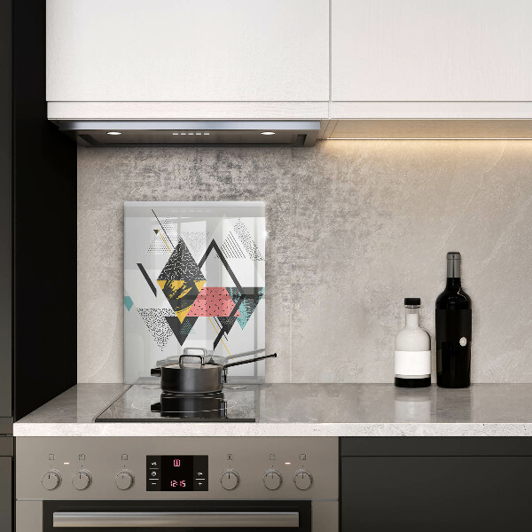 Kryt na varnou desku Abstraktní trojúhelníky