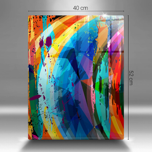 Kryt na varnou desku Barevné skvrny od barvy