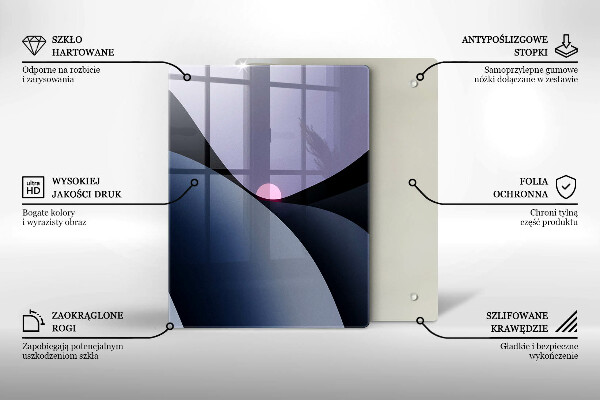 Sklo za sporák Abstraktní tvary