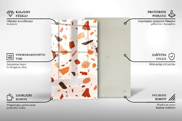 Kryt na varnou desku Dekorativní kamenina