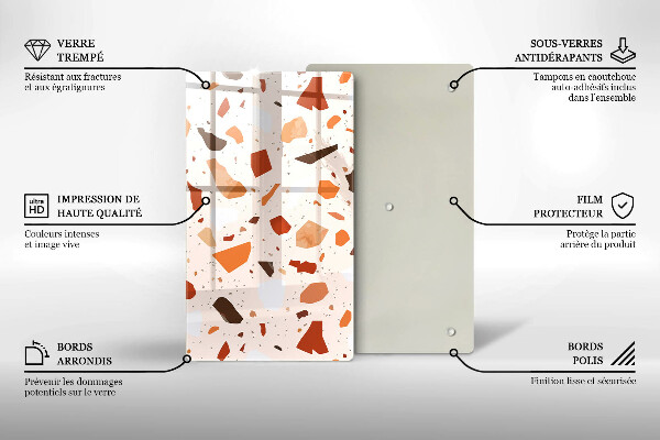 Kryt na varnou desku Dekorativní kamenina