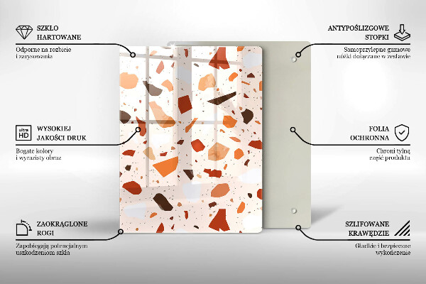 Kryt na varnou desku Dekorativní kamenina