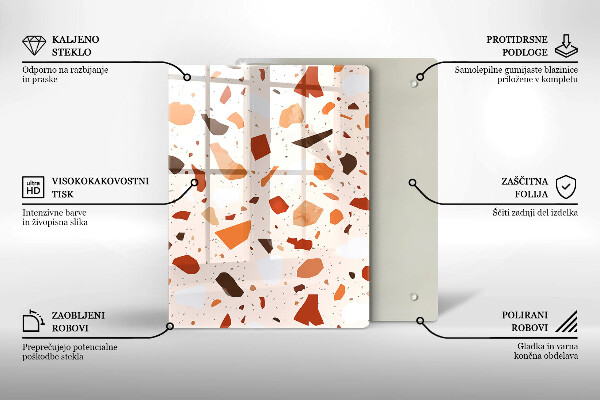 Kryt na varnou desku Dekorativní kamenina