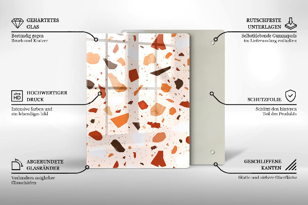 Kryt na varnou desku Dekorativní kamenina