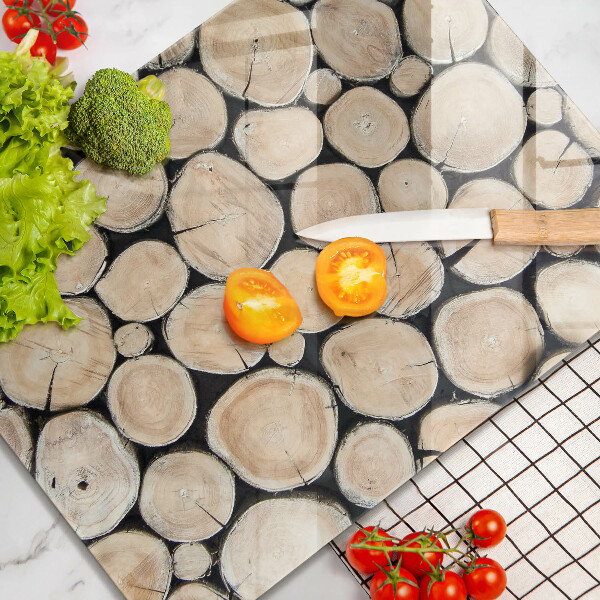 Kryt na varnou desku Dřevěné kmeny stromů