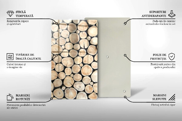 Kryt na varnou desku Dřevěné kmeny stromů
