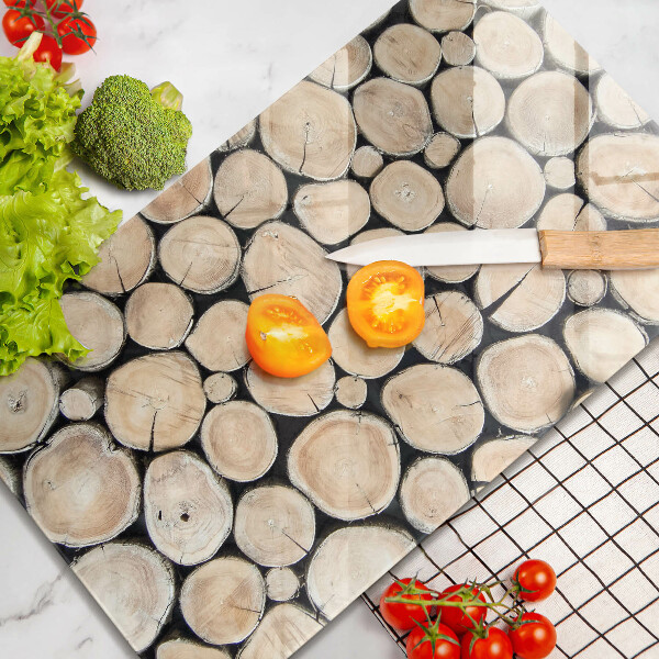 Kryt na varnou desku Dřevěné kmeny stromů