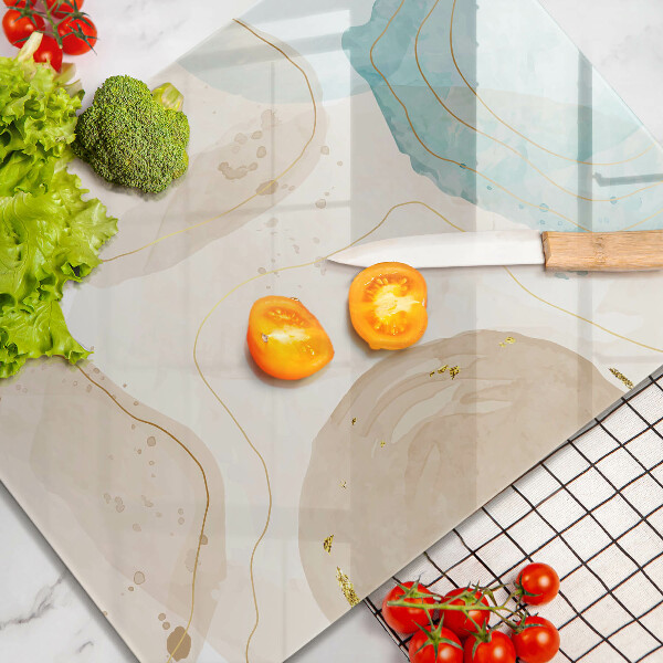 Kryt na varnou desku Boho skvrny a zlato