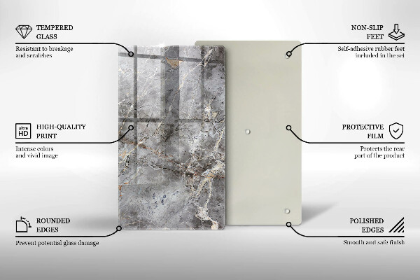 Kryt na varnou desku Textura kamene