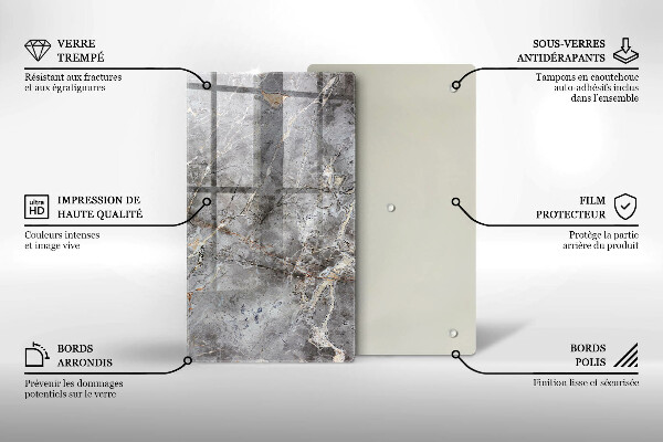 Kryt na varnou desku Textura kamene