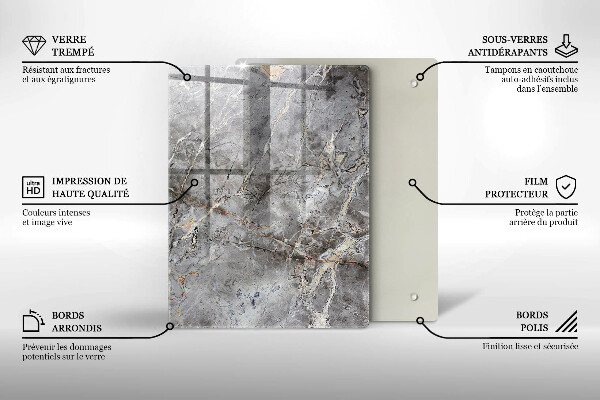 Kryt na varnou desku Textura kamene