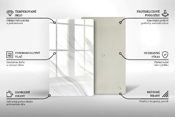 Kryt na varnou desku Jemný mramor