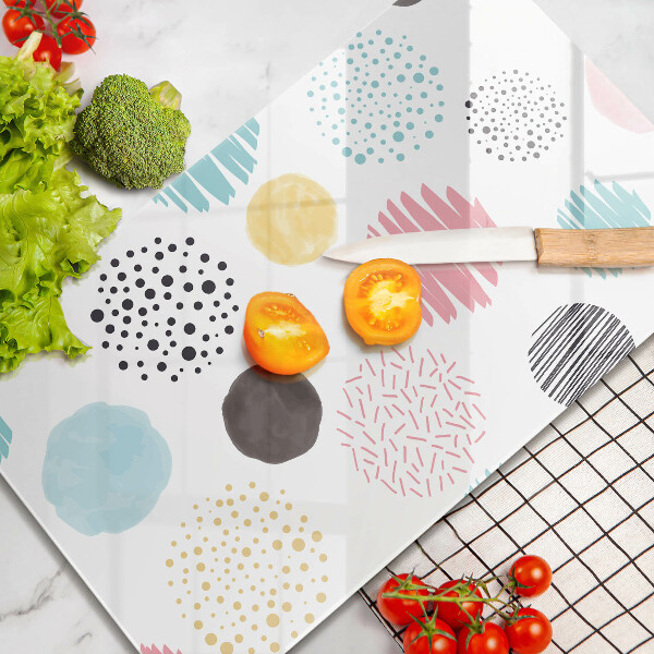 Kryt na varnou desku Malované tvary