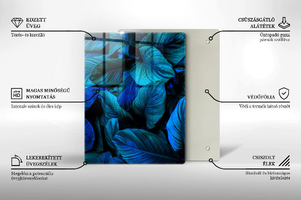 Kryt na varnou desku Listí vegetace v džungli