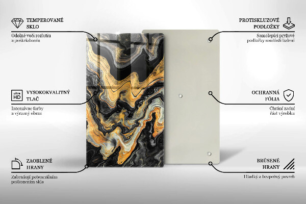 Kryt na varnou desku Abstraktní struktura