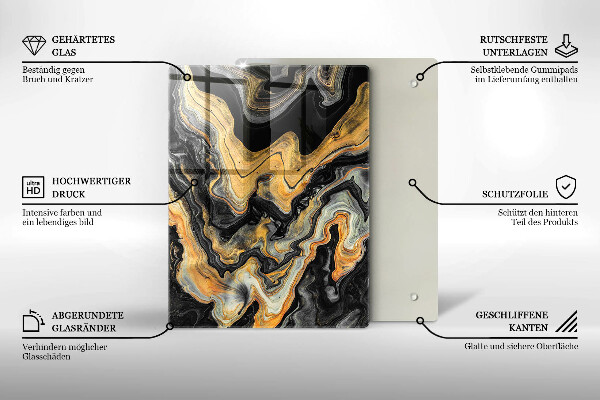 Kryt na varnou desku Abstraktní struktura