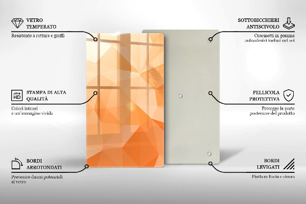 Kryt na varnou desku Geometrické pozadí