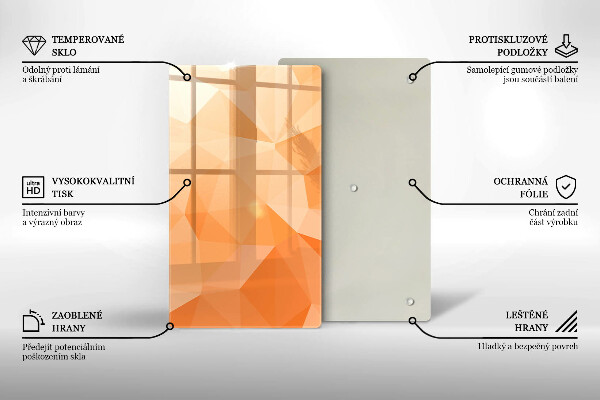 Kryt na varnou desku Geometrické pozadí