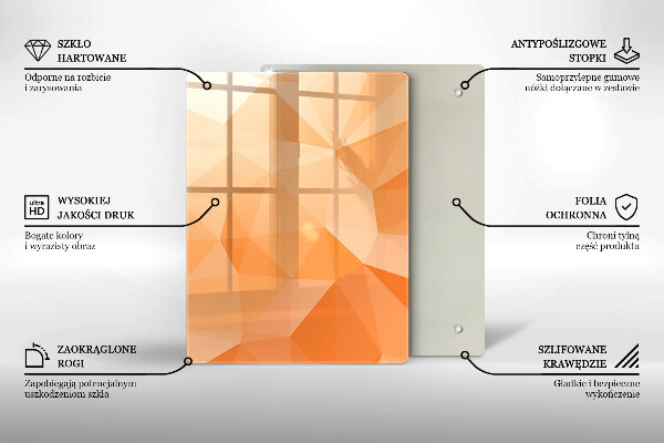 Kryt na varnou desku Geometrické pozadí