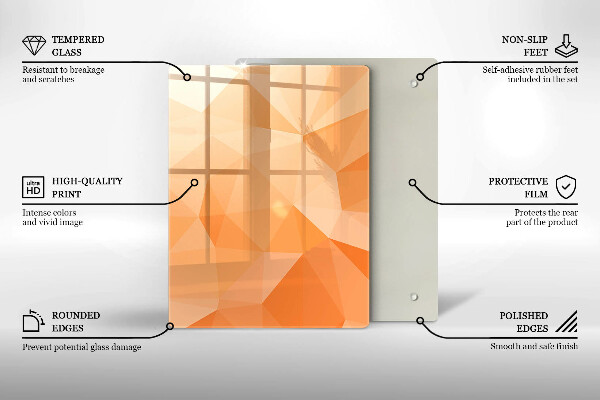 Kryt na varnou desku Geometrické pozadí