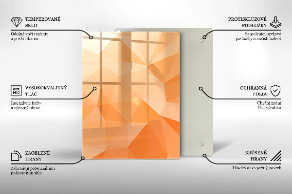 Kryt na varnou desku Geometrické pozadí