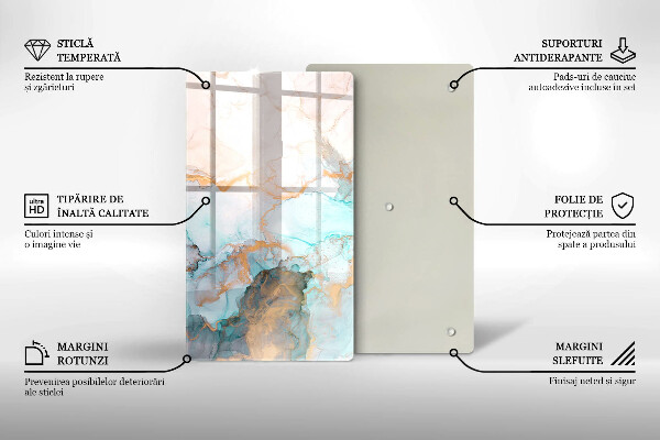 Kryt na varnou desku Mramorová abstrakce