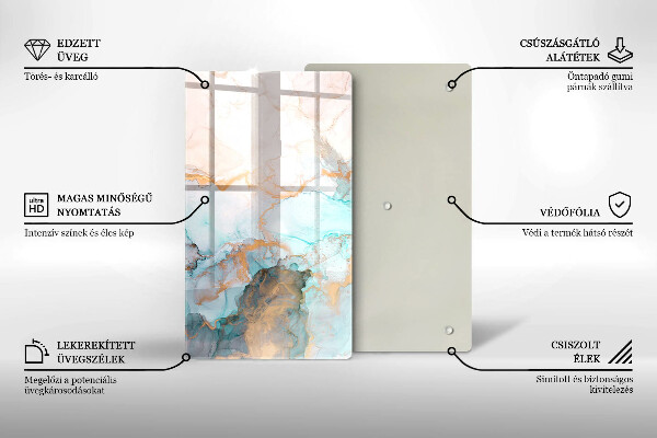 Kryt na varnou desku Mramorová abstrakce