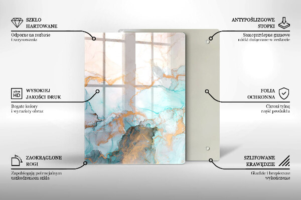 Kryt na varnou desku Mramorová abstrakce