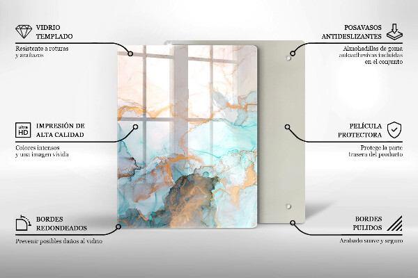 Kryt na varnou desku Mramorová abstrakce