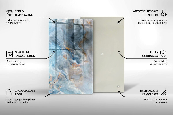 Kryt na varnou desku Textura mramoru