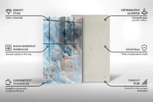 Kryt na varnou desku Textura mramoru