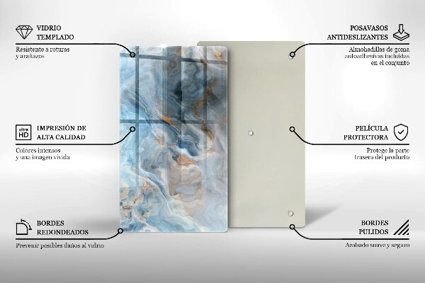 Kryt na varnou desku Textura mramoru