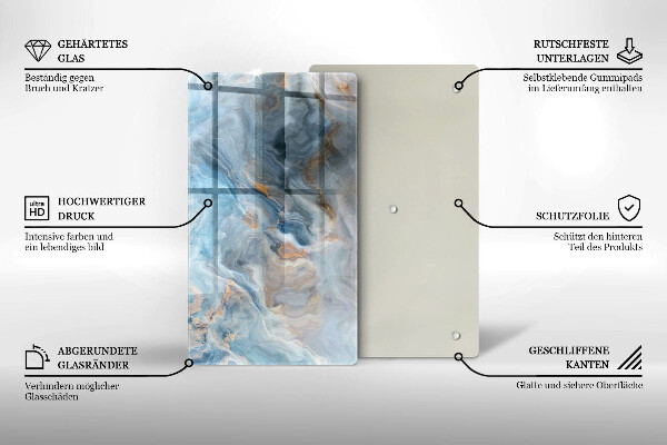 Kryt na varnou desku Textura mramoru