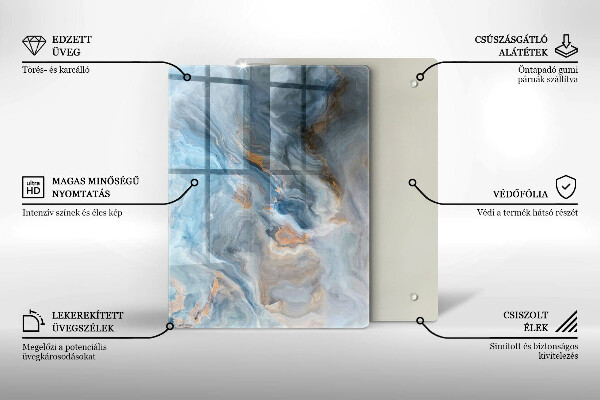 Kryt na varnou desku Textura mramoru