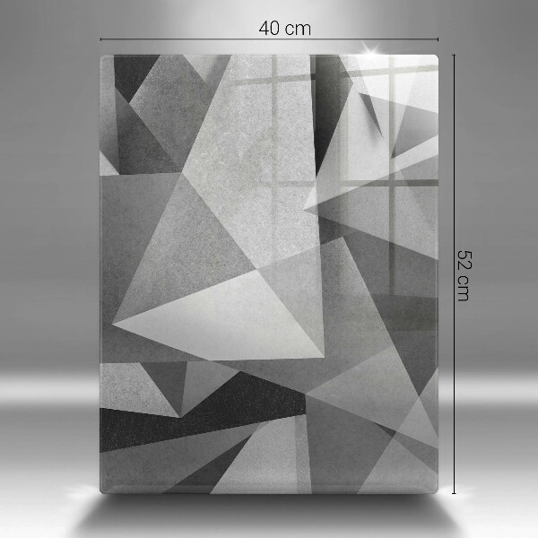 Kryt na varnou desku Konkrétní ostrá abstrakce