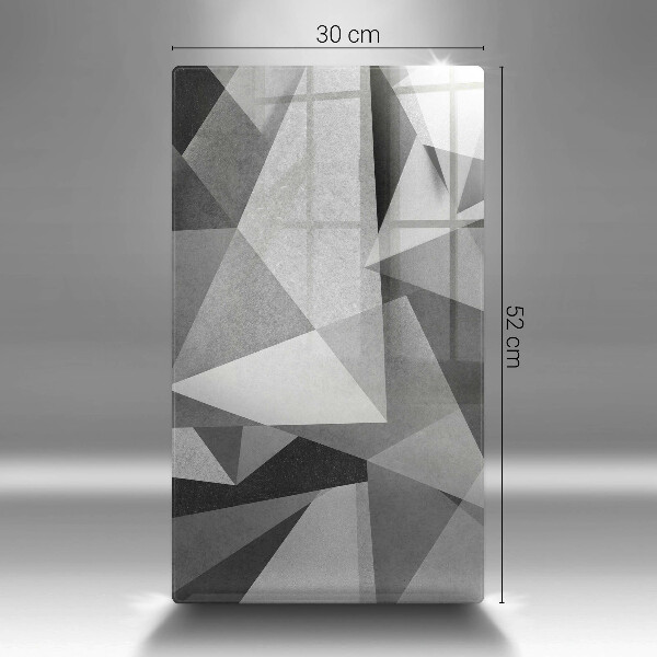 Kryt na varnou desku Konkrétní ostrá abstrakce