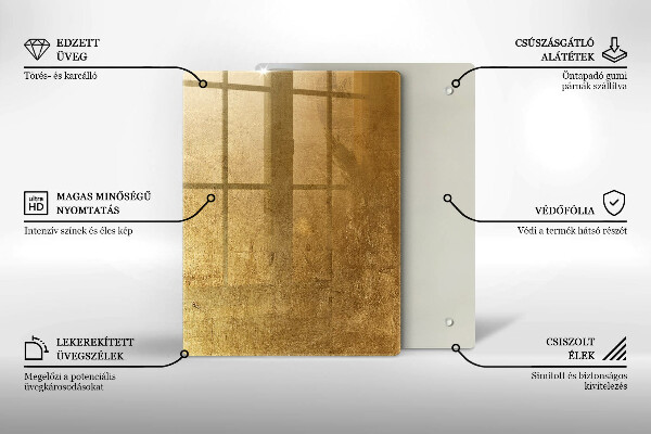 Kryt na varnou desku Zlatá textura pozadí