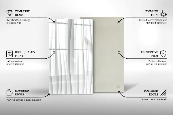 Kryt na varnou desku Moderní struktura