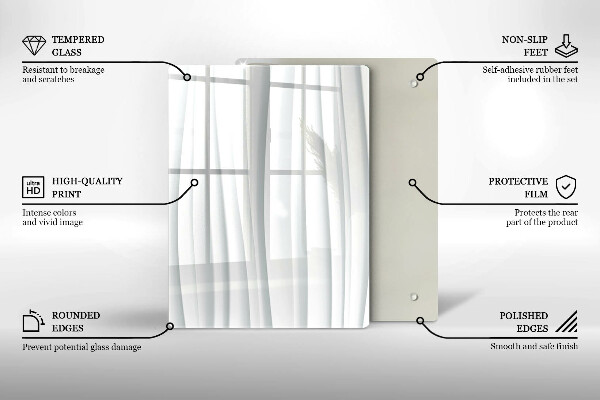 Kryt na varnou desku Moderní struktura